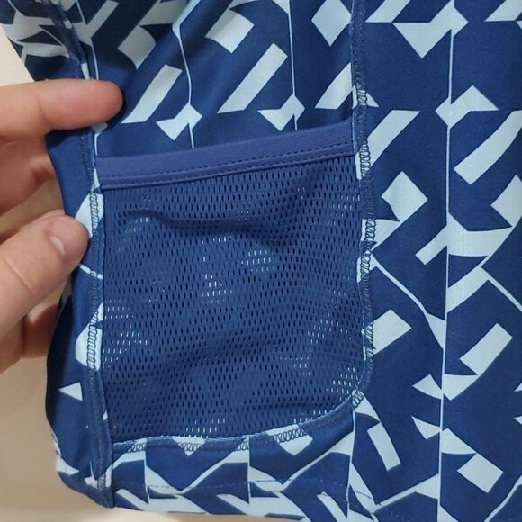 Nike medium blue and teal dri-fit athletic tank top - Picture 3 of 6